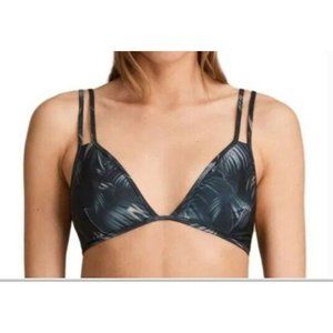 NEW AllSaints Cara Neluwa Bikini Top Black Size XS Womens NWT